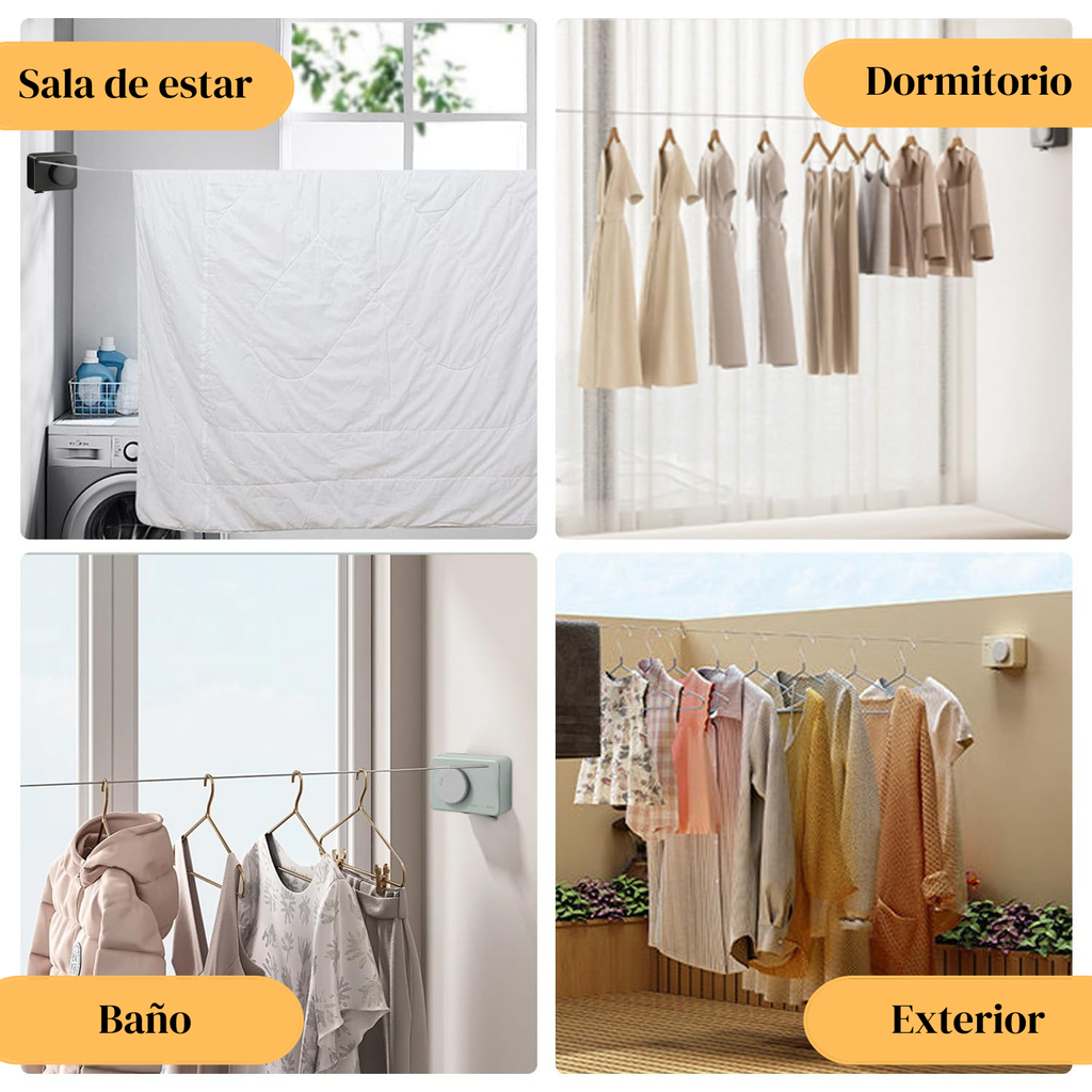 Tendedero Retráctil